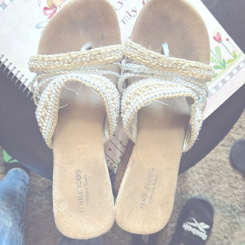 Maurice’s memory foam wedges used, but in great condition size 7